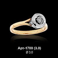 Кольцо Арт-1700 восковка