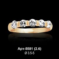 Кольцо Арт-5581 восковка