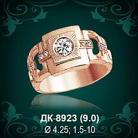 Мужской перстень ДК-8923 восковка