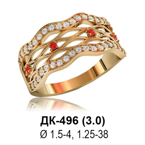 Кольцо ДК-496 восковка