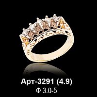 Кольцо Арт-3291 восковка