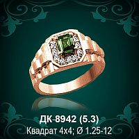 Мужской перстень ДК-8942 восковка
