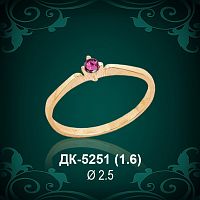 Кольцо "Одинарка" ДК-5251 восковка