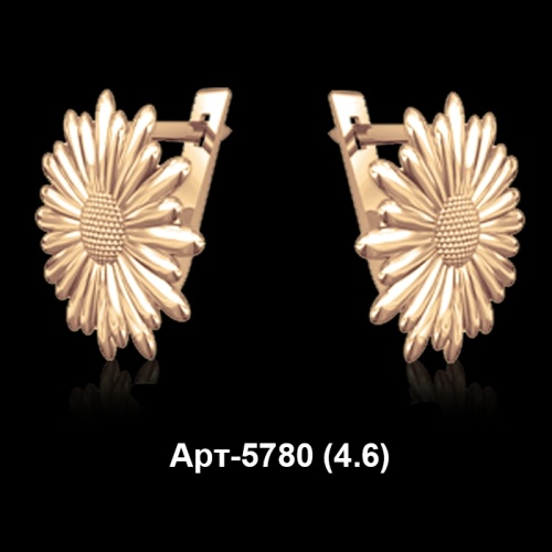 Серьги Арт-5780 восковка