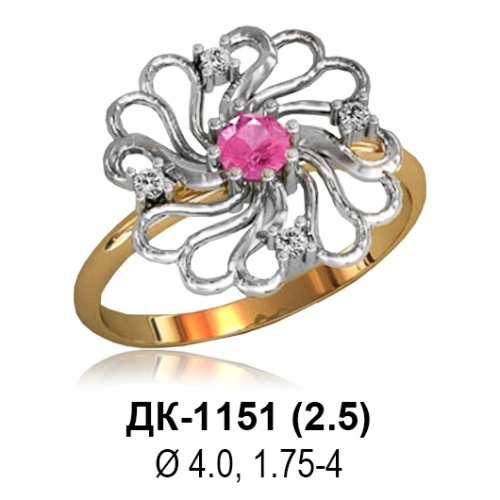 Кольцо ДК-1151 восковка