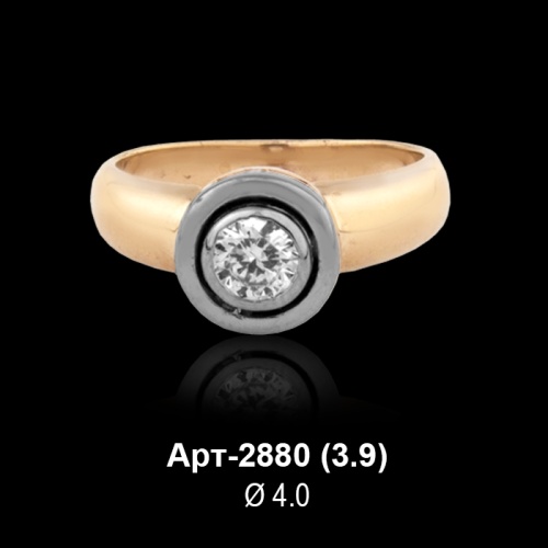 Кольцо Арт-2880 восковка