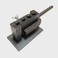 51258 Изложница квадрат 4; 5; 6; 7мм + пластина 40х45х4 мм