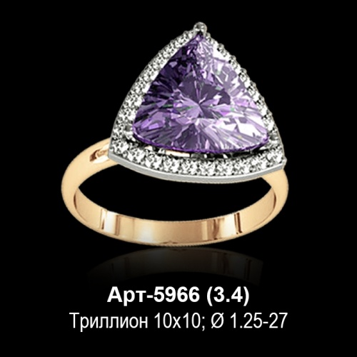 Кольцо Арт-5966 восковка
