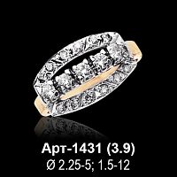 Кольцо Арт-1431 восковка