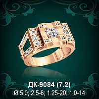 Мужской перстень ДК-9084 восковка