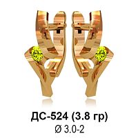 Серьги ДС-524 восковка