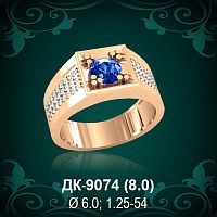 Мужской перстень ДК-9074 восковка