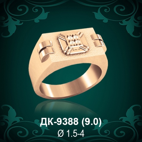 Мужской перстень ДК-9388 восковка