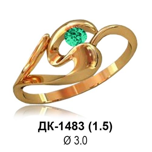 Кольцо ДК-1483 восковка