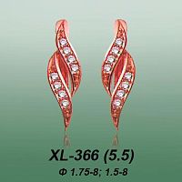 Серьги XL-366 опока