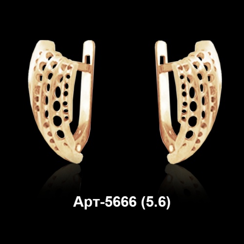 Серьги Арт-5666 восковка