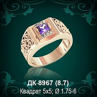 Мужской перстень ДК-8967 восковка