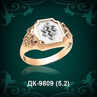 Мужской перстень "Оберег" ДК-9809 восковка