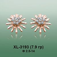 Серьги XL-3193 опока