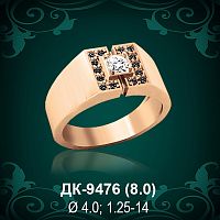 Мужской перстень ДК-9476 восковка