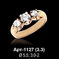 Кольцо Арт-1127 восковка