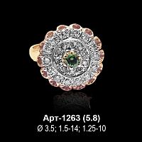Кольцо Арт-1263 восковка