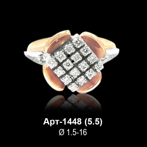 Кольцо Арт-1448 восковка