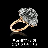 Кольцо Арт-977 восковка