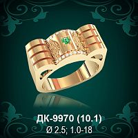 Мужской перстень ДК-9970 восковка