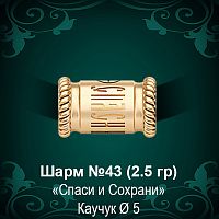 Шарм "Спаси И Сохрани" №43 восковка