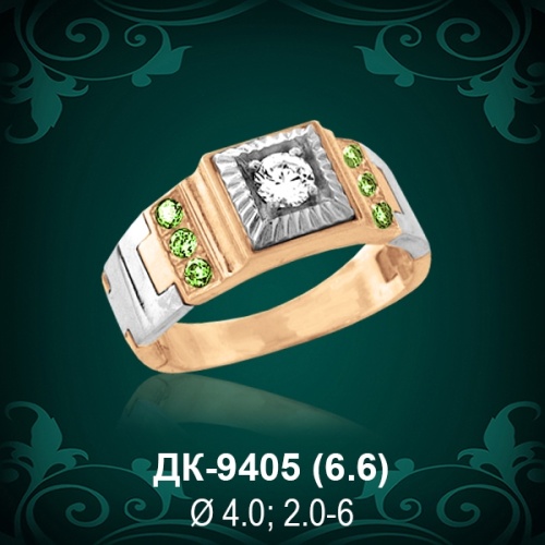 Мужской перстень "Часовой" ДК-9405 восковка