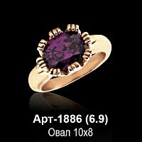 Кольцо Арт-1886 восковка
