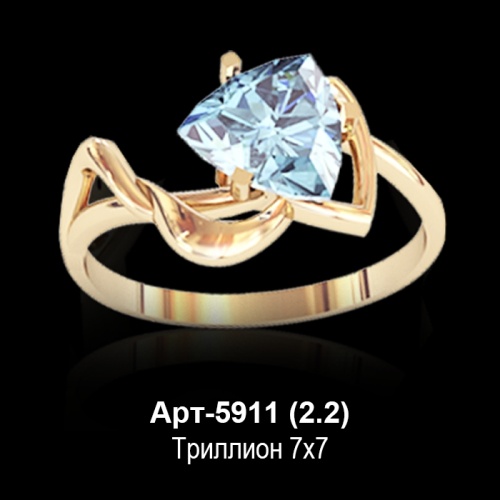 Кольцо Арт-5911 восковка