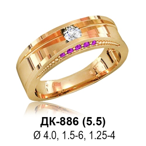 Кольцо ДК-886 восковка