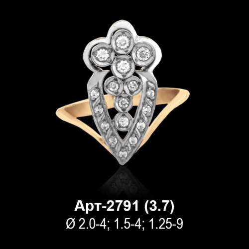 Кольцо Арт-2791 восковка Кольцо Арт-2791 восковка