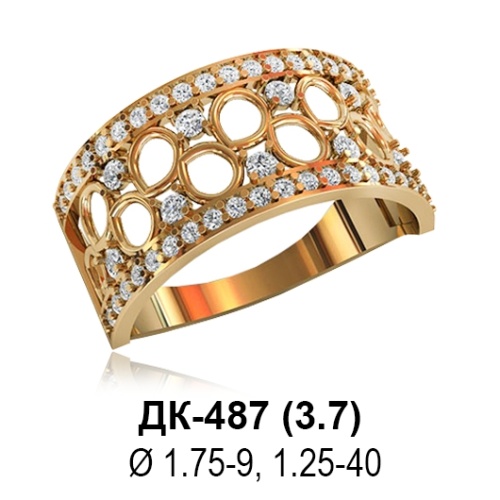 Кольцо ДК-487 восковка