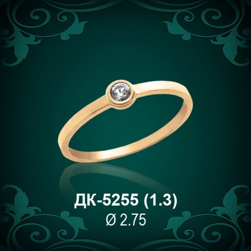 Кольцо "Одинарка" ДК-5255 восковка Кольцо "Одинарка" ДК-5255 восковка