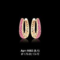 Серьги Арт-1692 восковка