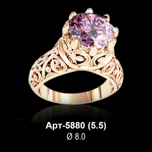 Кольцо Арт-5880 восковка Кольцо Арт-5880 восковка