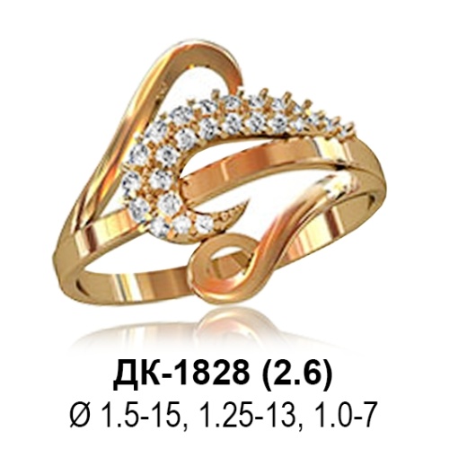 Кольцо ДК-1828 восковка