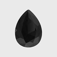 55230 Груша Нано-Чёрная - 14х10 мм