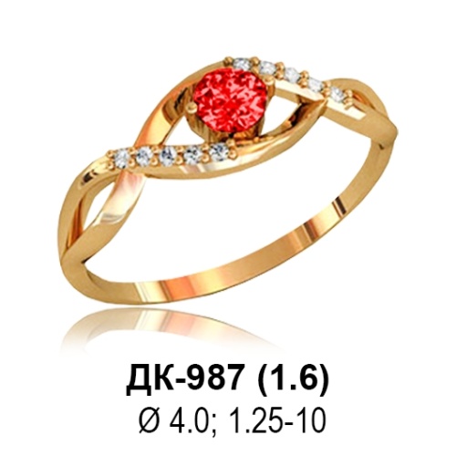 Кольцо ДК-987 восковка