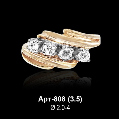 Кольцо Арт-808 восковка