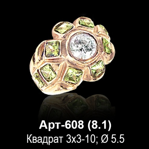 Кольцо Арт-608 восковка