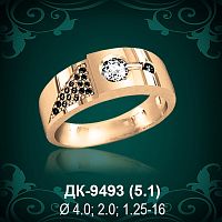 Мужской перстень ДК-9493 восковка
