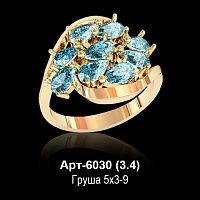 Кольцо Арт-6030 восковка