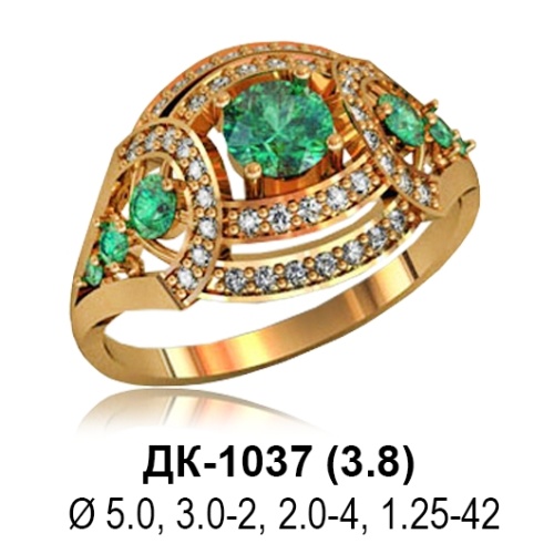 Кольцо ДК-1037 восковка