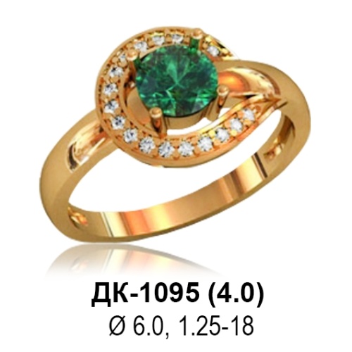 Кольцо ДК-1095 восковка