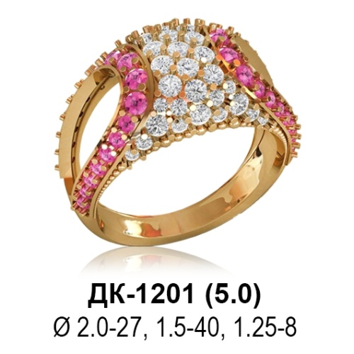 Кольцо ДК-1201 восковка