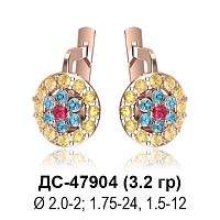 Серьги ДС-47904 восковка